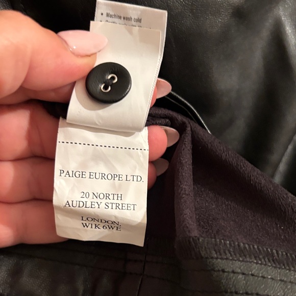 Paige Black Faux Leather Corset Top - Picture 8 of 8